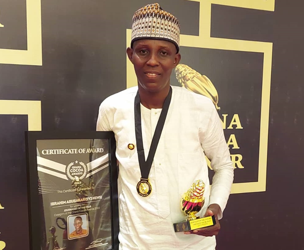 Media General's Ibrahim Abubakar wins Ghana Cocoa Awards 'Journalist of the Year'